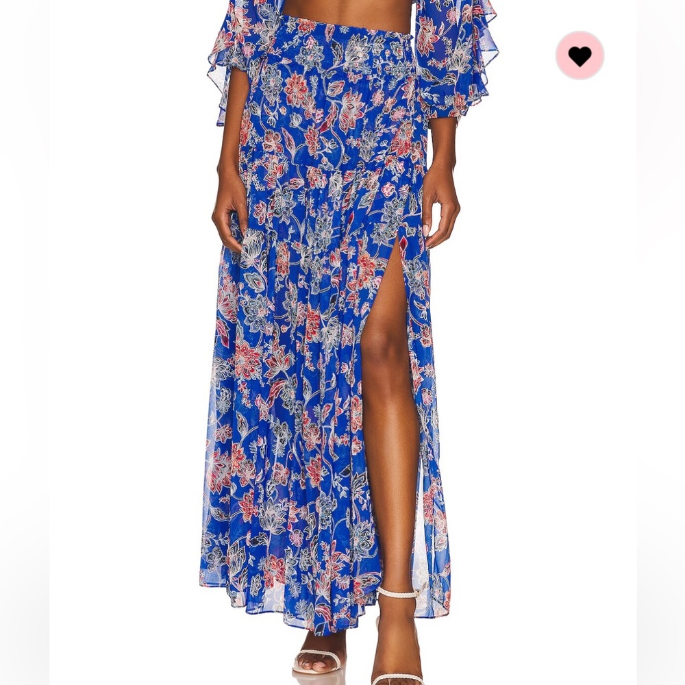 MISA Los Angeles Allesia Skirt in Sireneuse Floral